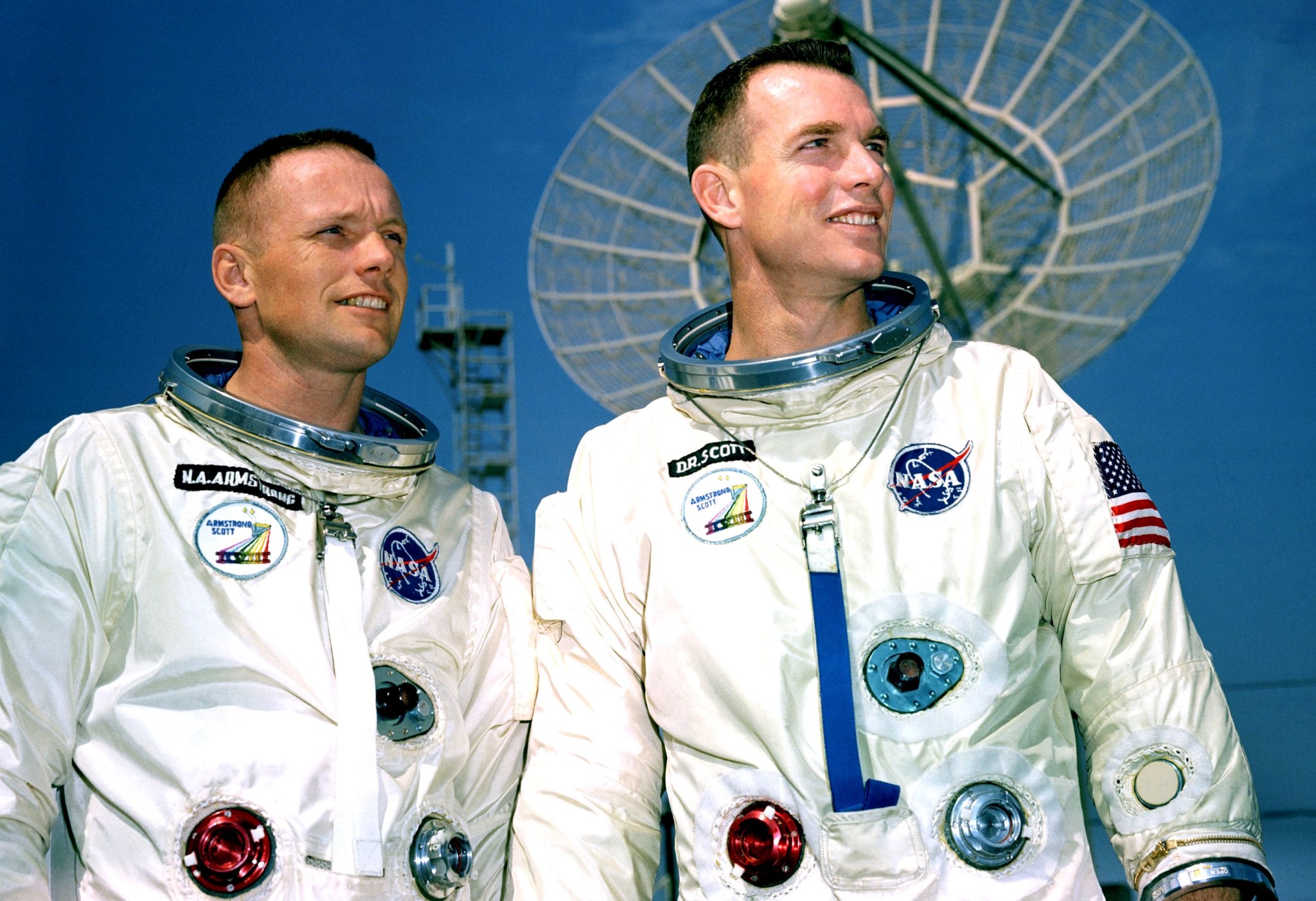 Neil Armstrong and David Scott