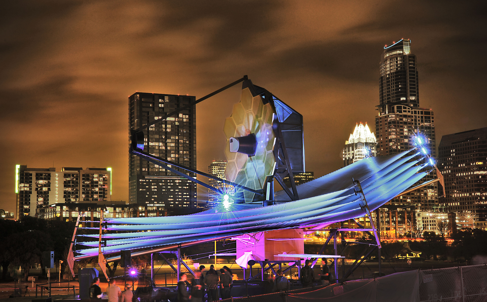 JWST model at the South by Southwest festival in Austin.