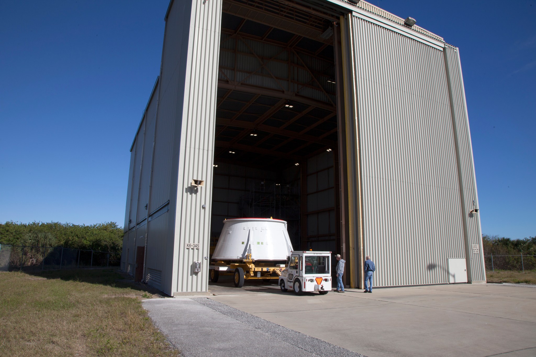 Aft skirt for Pathfinder arrives in RPSF