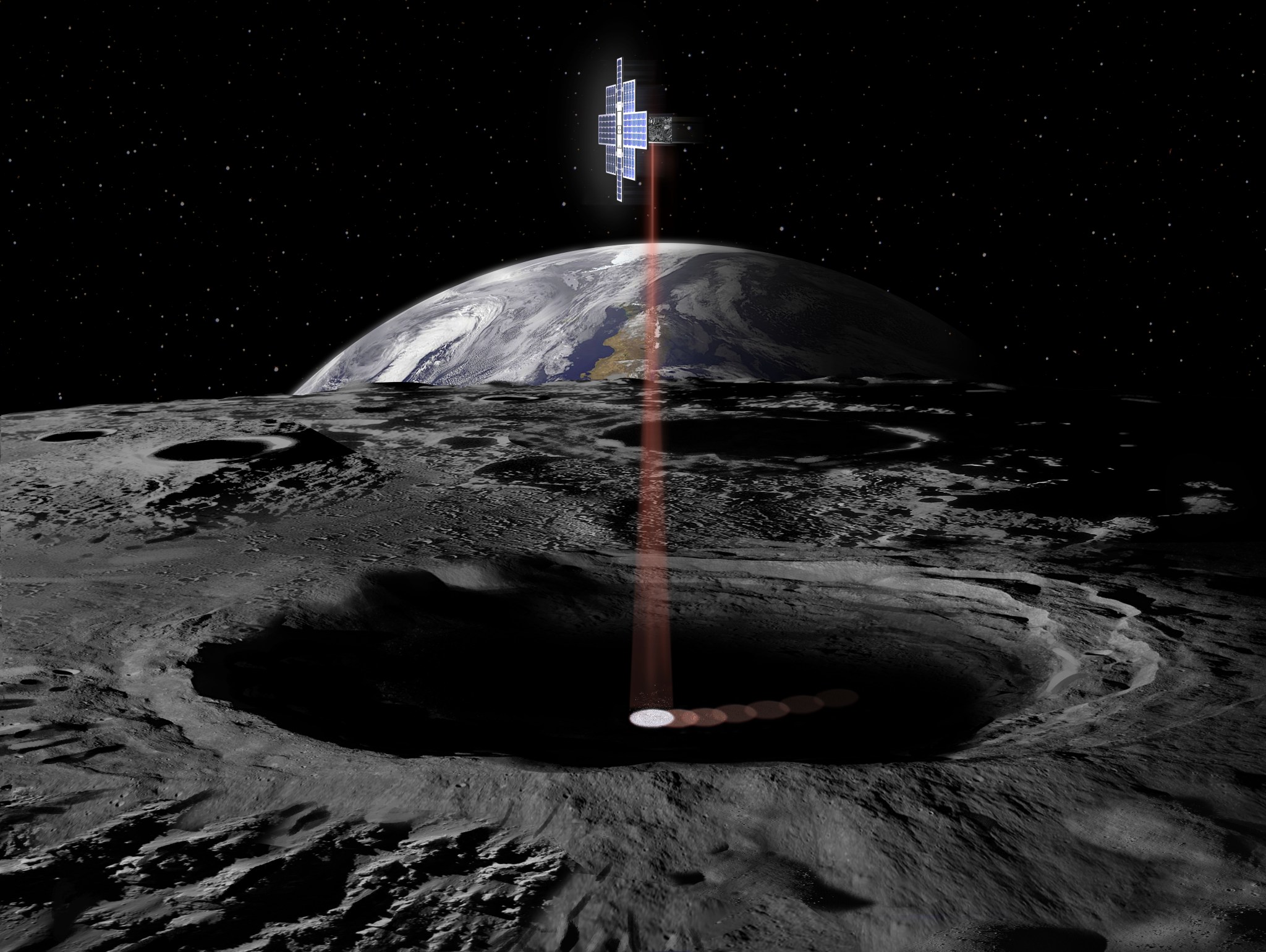 Concept image of Lunar Flashlight