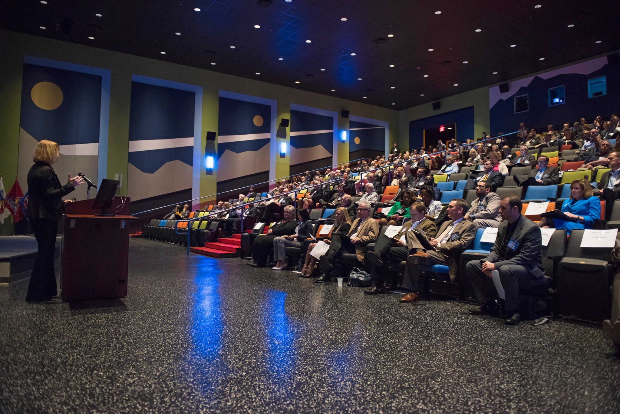 Representatives from NASA and industry partners attended NASA Marshall Space Flight Center’s Small Business Alliance meeting.