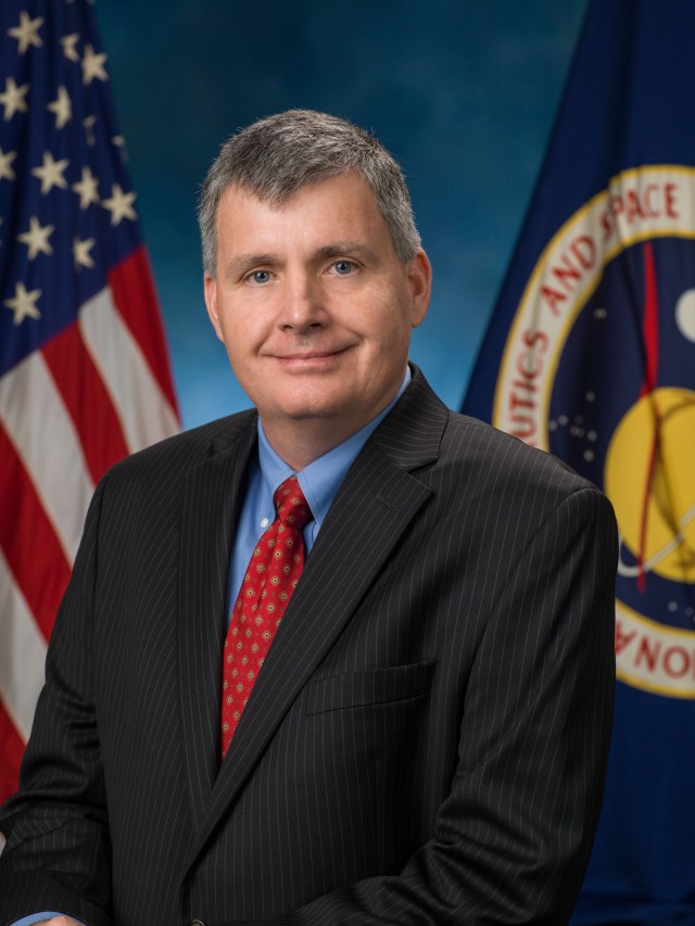 A headshot photo of Steve Stich, manager of NASA's Commercial Crew Program.