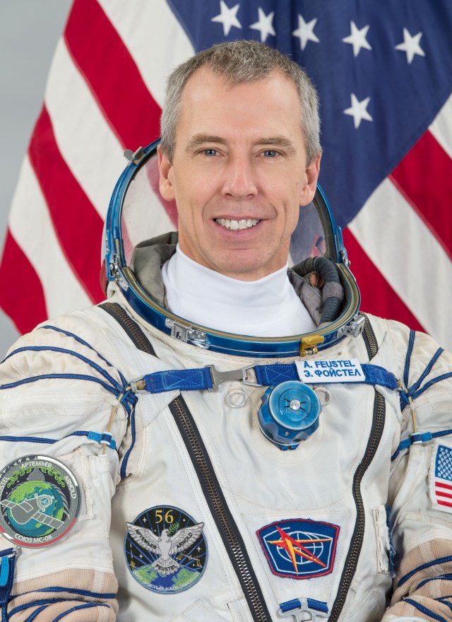Feustel has conducted 9 spacewalks in his career with a total of 61 hours and 48 minutes.  Feustel is second among all U.S. spacewalkers for aggregate EVA time behind Mike Lopez-Alegria and third on the all-time list behind Russian cosmonaut Anatoly Solovyev and Lopez-Alegria. 