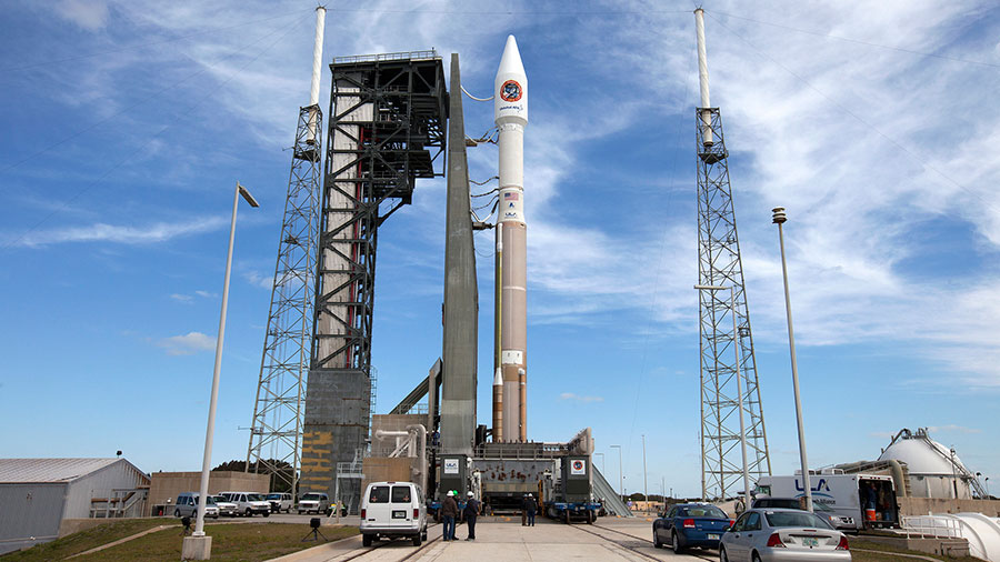 Cygnus Spacecraft at Launch Pad