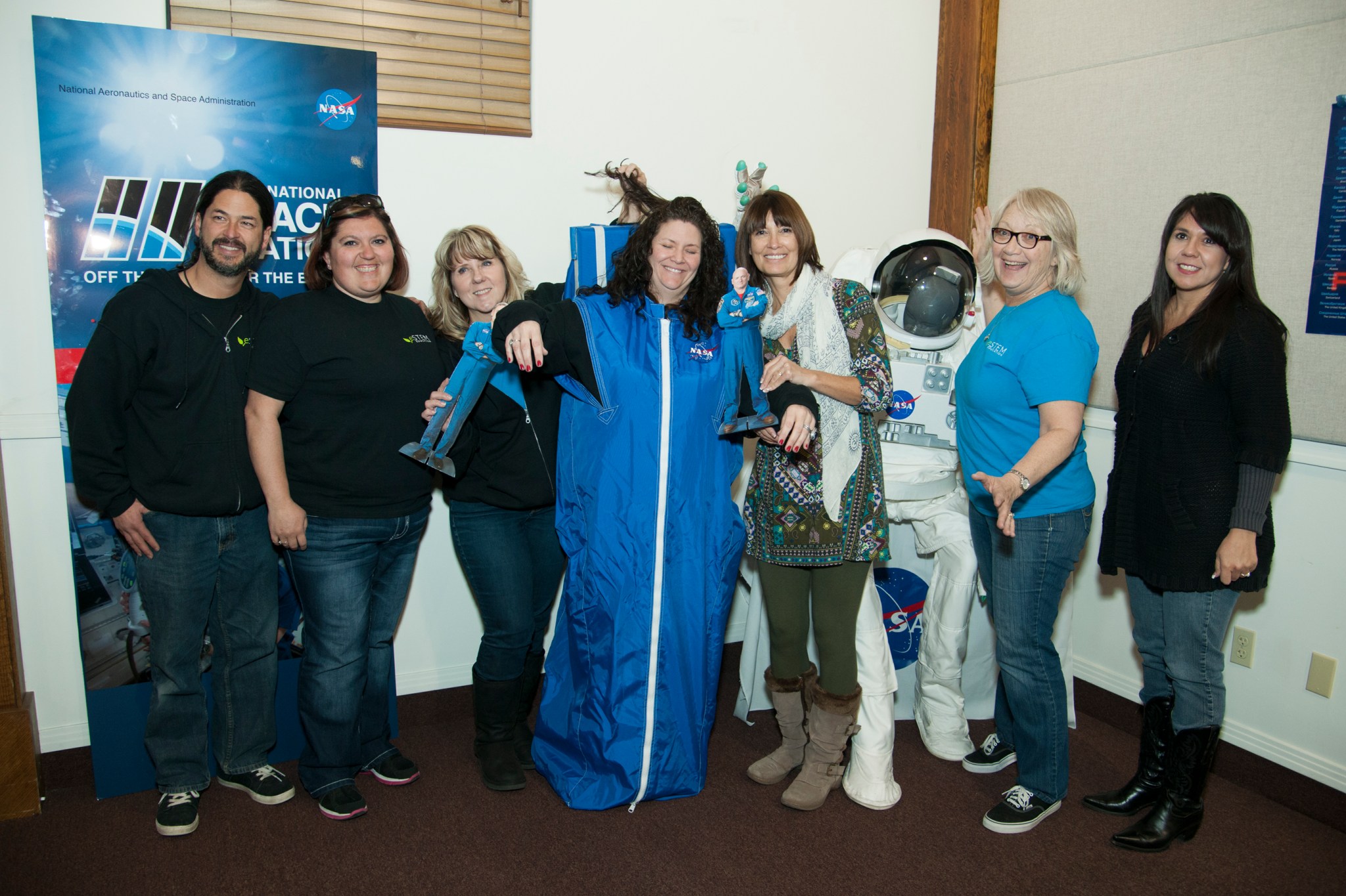 Regional educators learned about the space station research being conducted. 