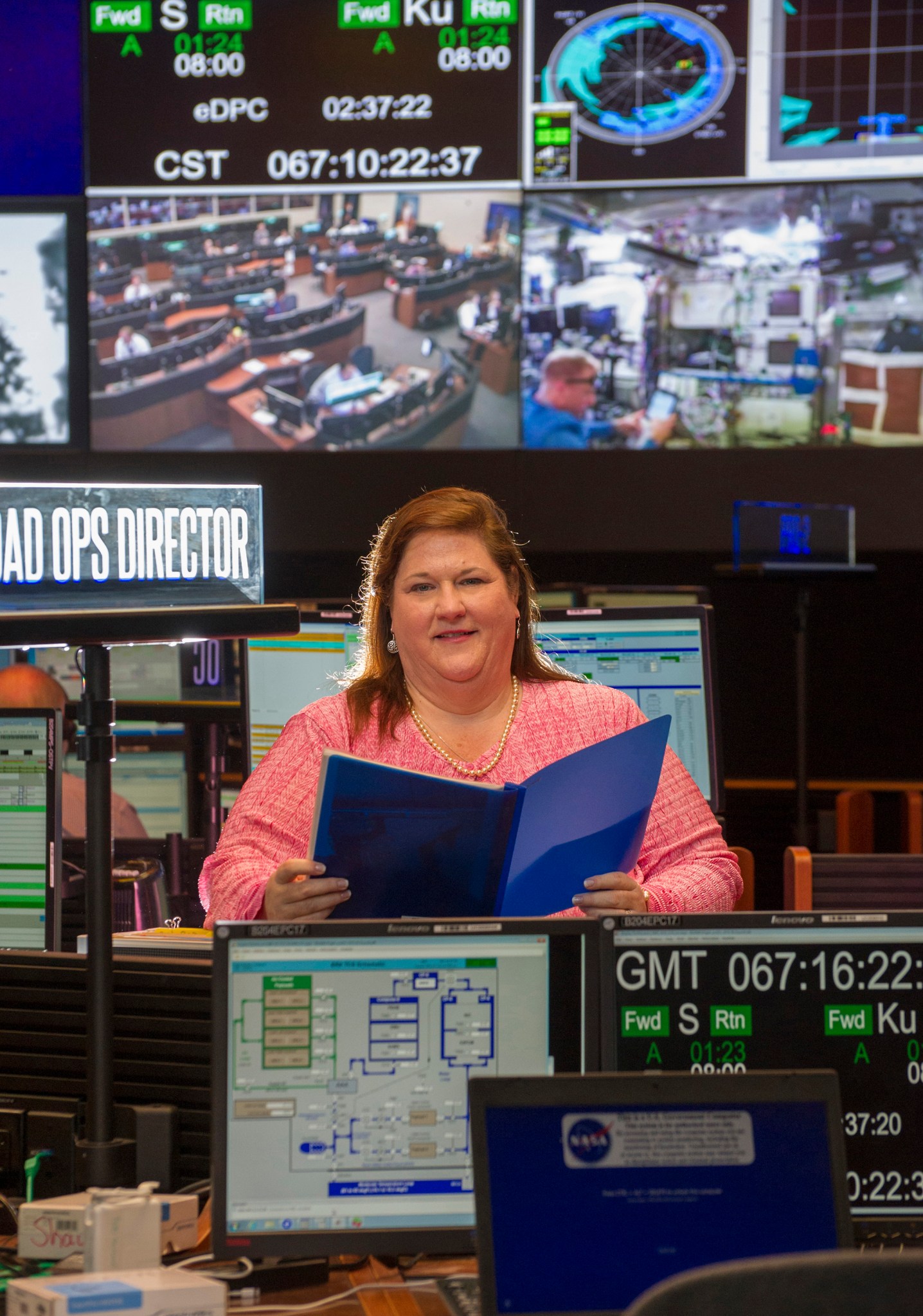 Pat Patterson, a payload operations director in NASA’s Payload Operations Integration Center at the Marshall Center.