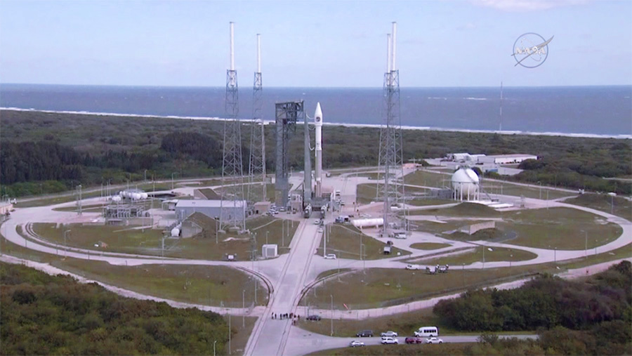 Atlas V Rocket and Cygnus Spacecraft