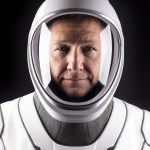 NASA astronaut Doug Hurley in his SpaceX spacesuit.