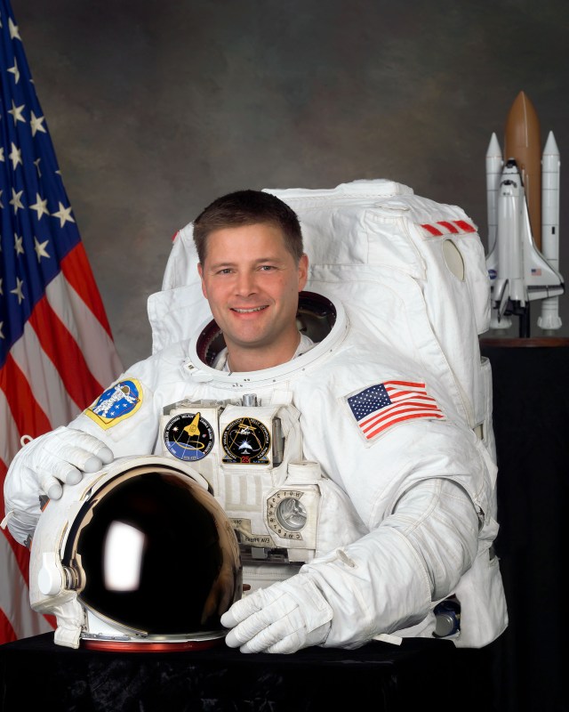 NASA astronaut Douglas H. Wheelock, ISS commander.