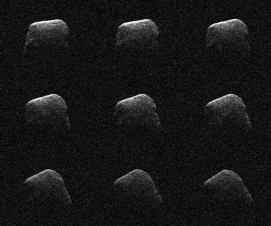Radar images of comet P/2016 BA14 were taken on March 22, 2016, 