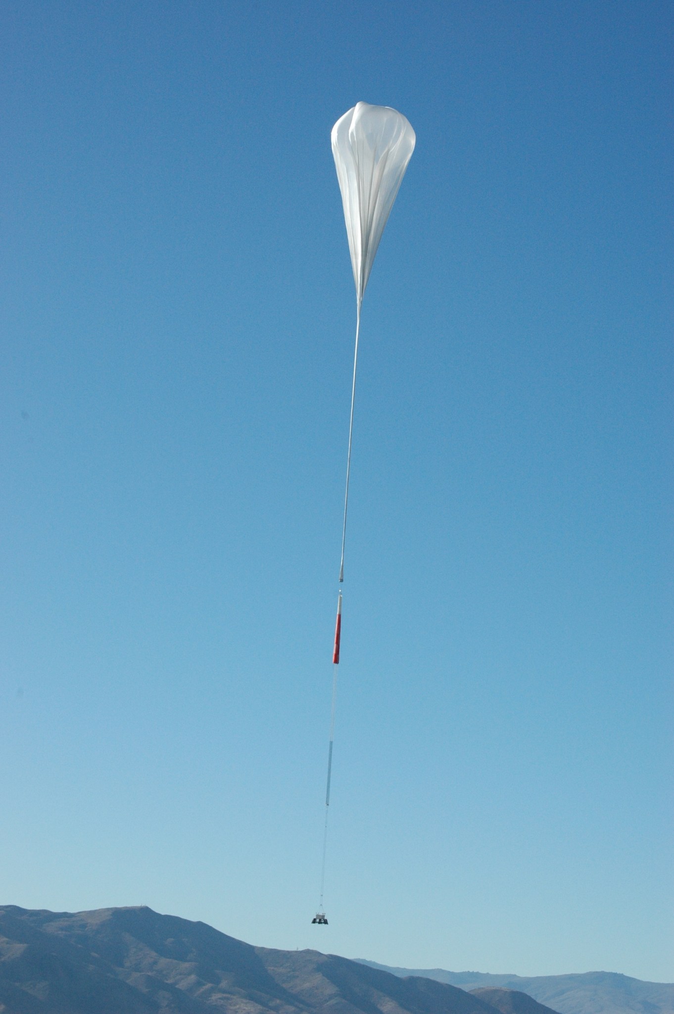 A Super Pressure Balloon takes flight. 