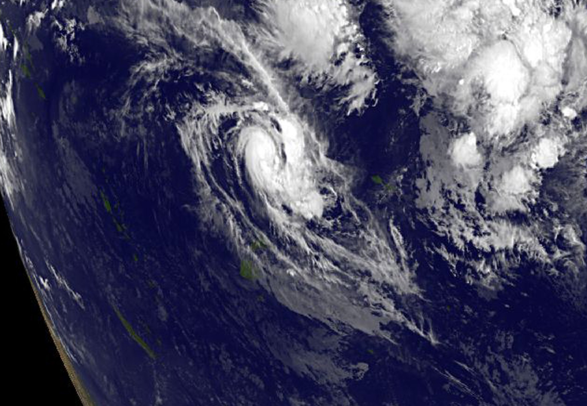 GOES-West image of Amos