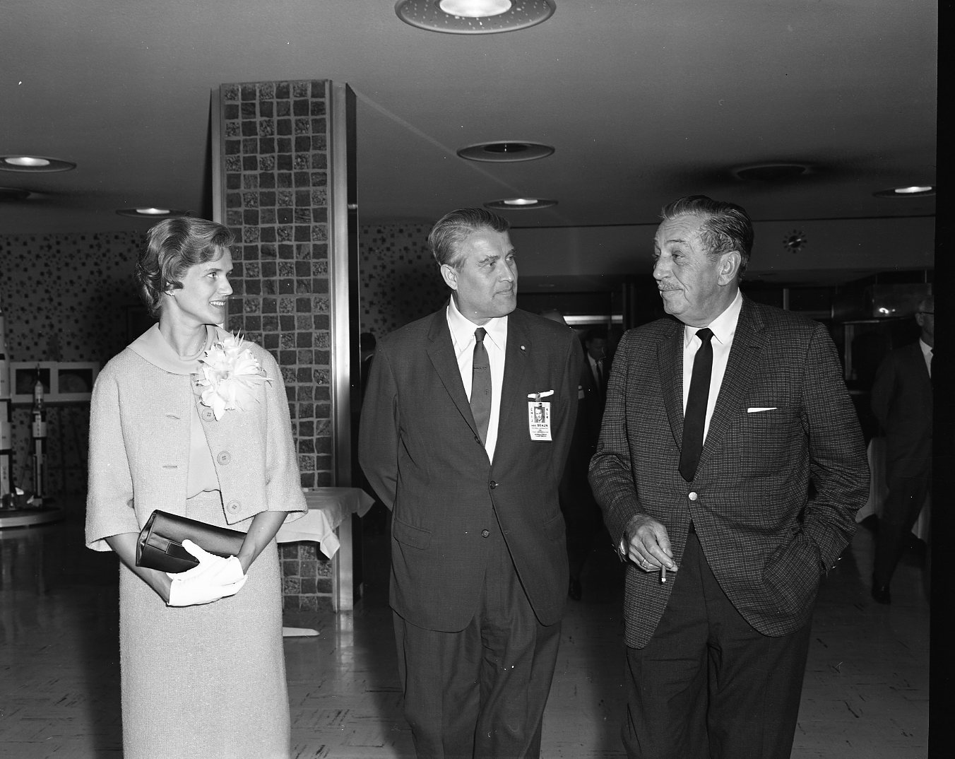 This week in 1965, world-renowned filmmaker and animator Walt Disney, right, visited NASA’s Marshall Space Flight Center.