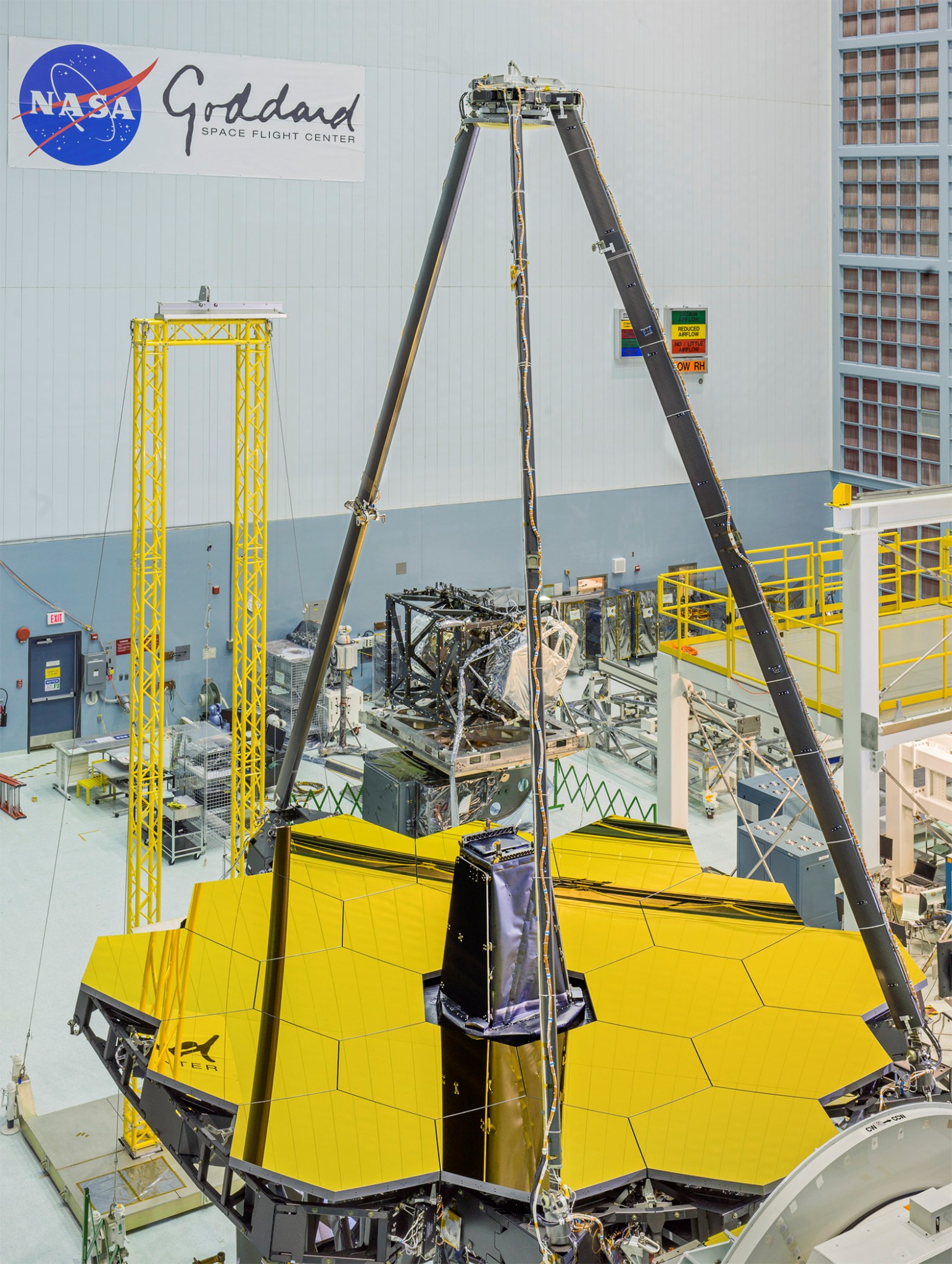 JWST in the clean room