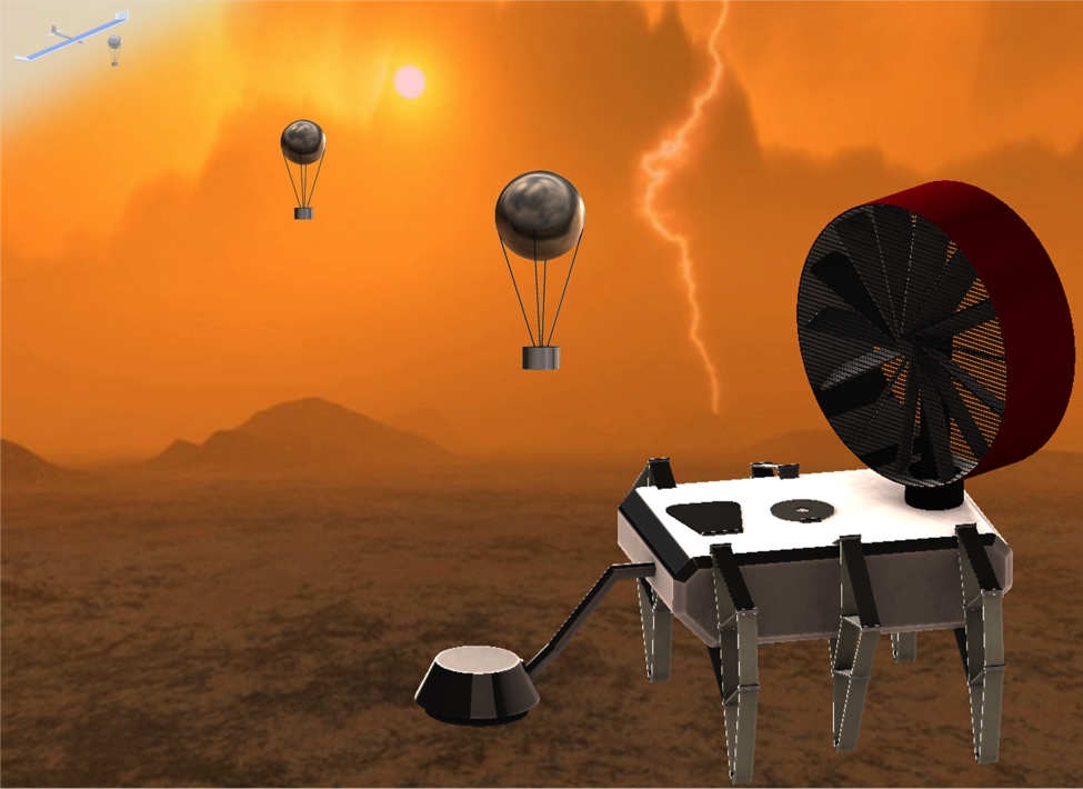 Artist rendition of automation rover. 