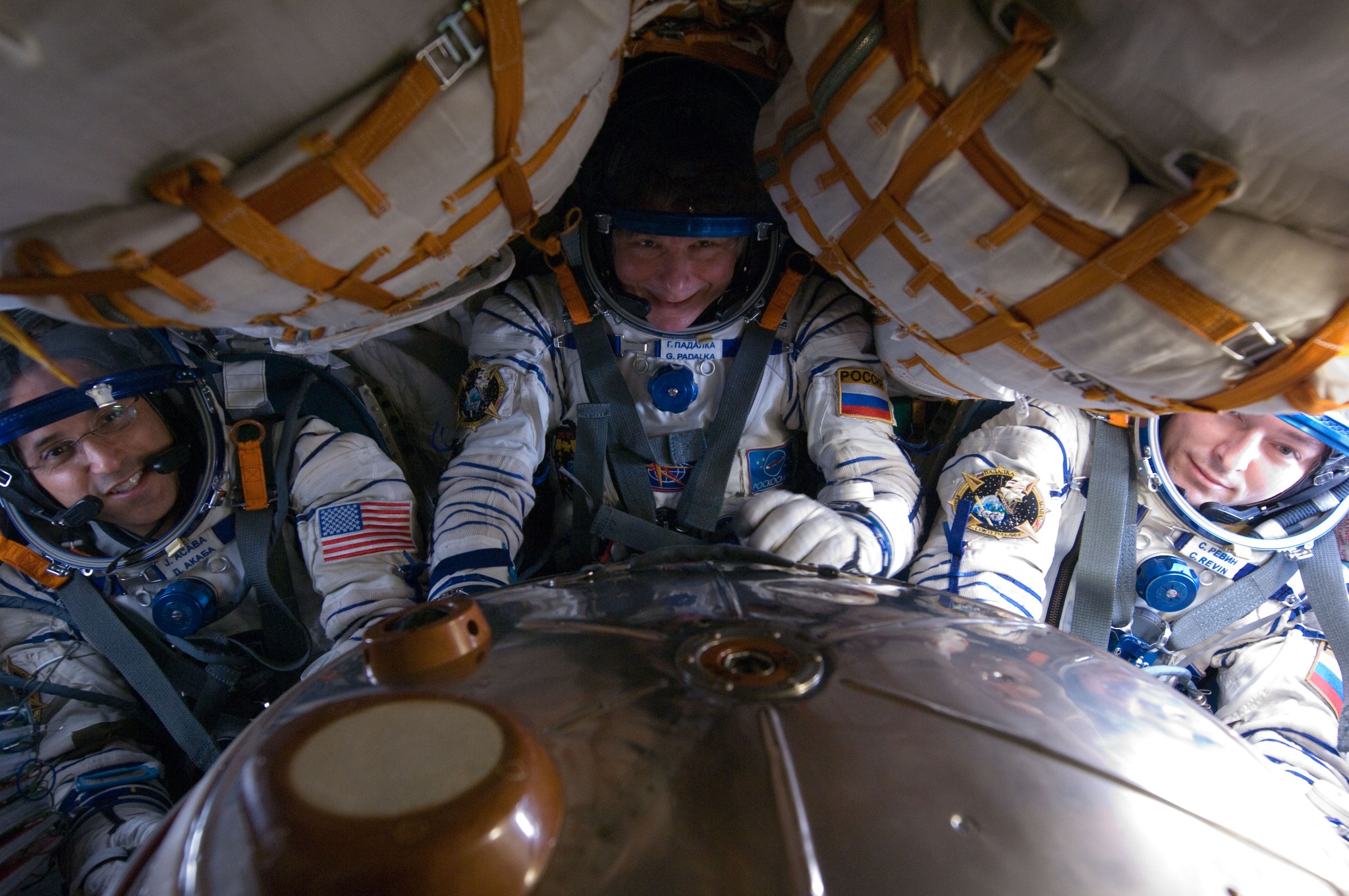 Crew Prepares for Return from ISS on Soyuz