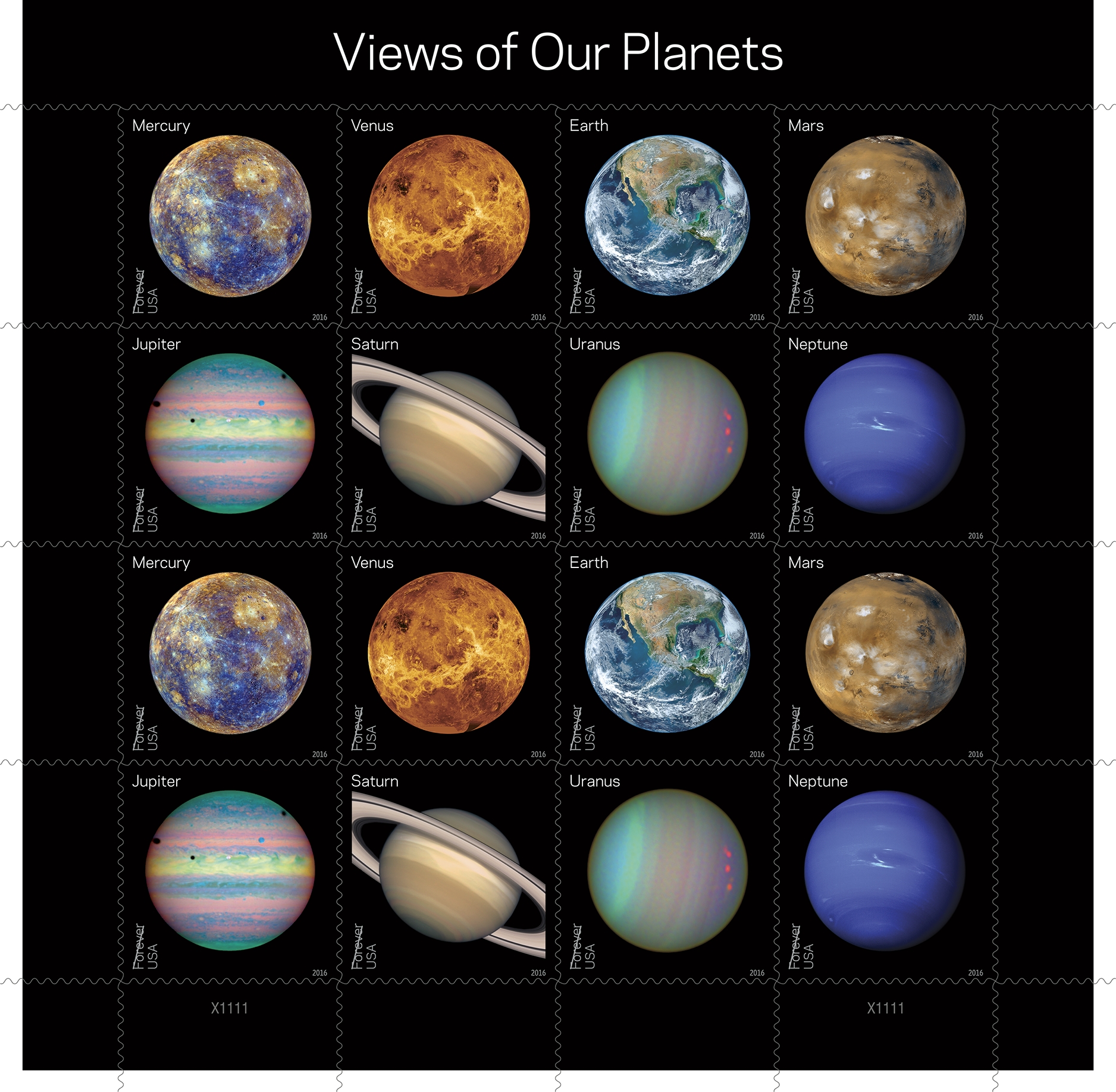 USPS Planets Stamps