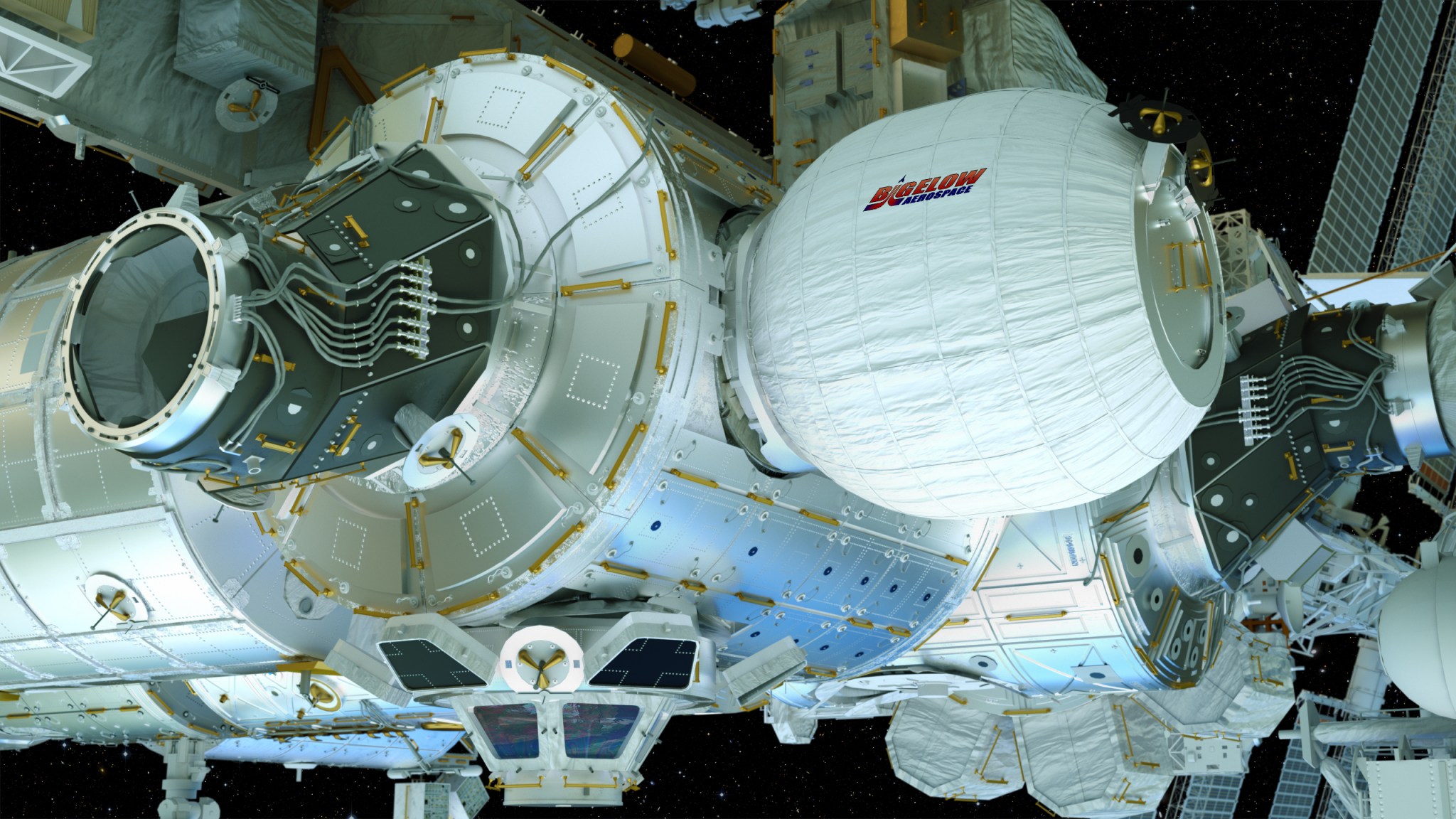 Concept image of the Bigelow Expandable Activity Module (BEAM)