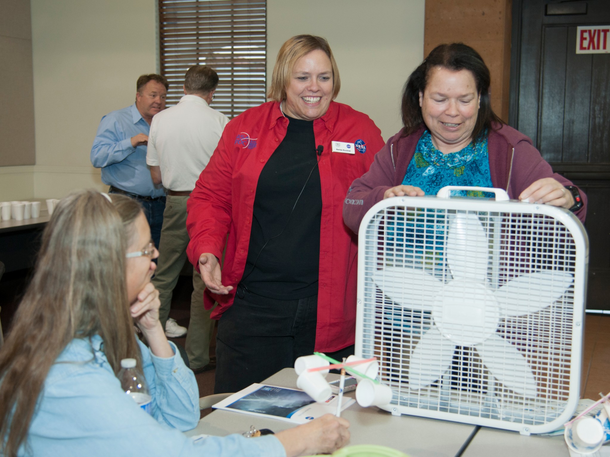 Local teachers are preparing to test their anemometer.