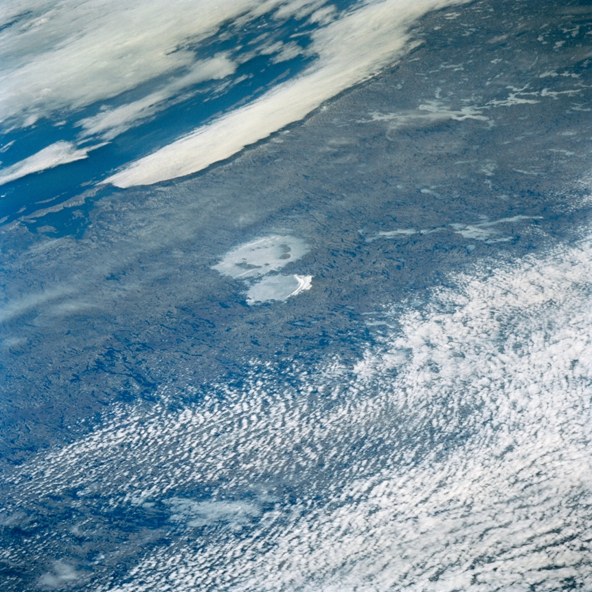 double Clearwater Lakes Craters