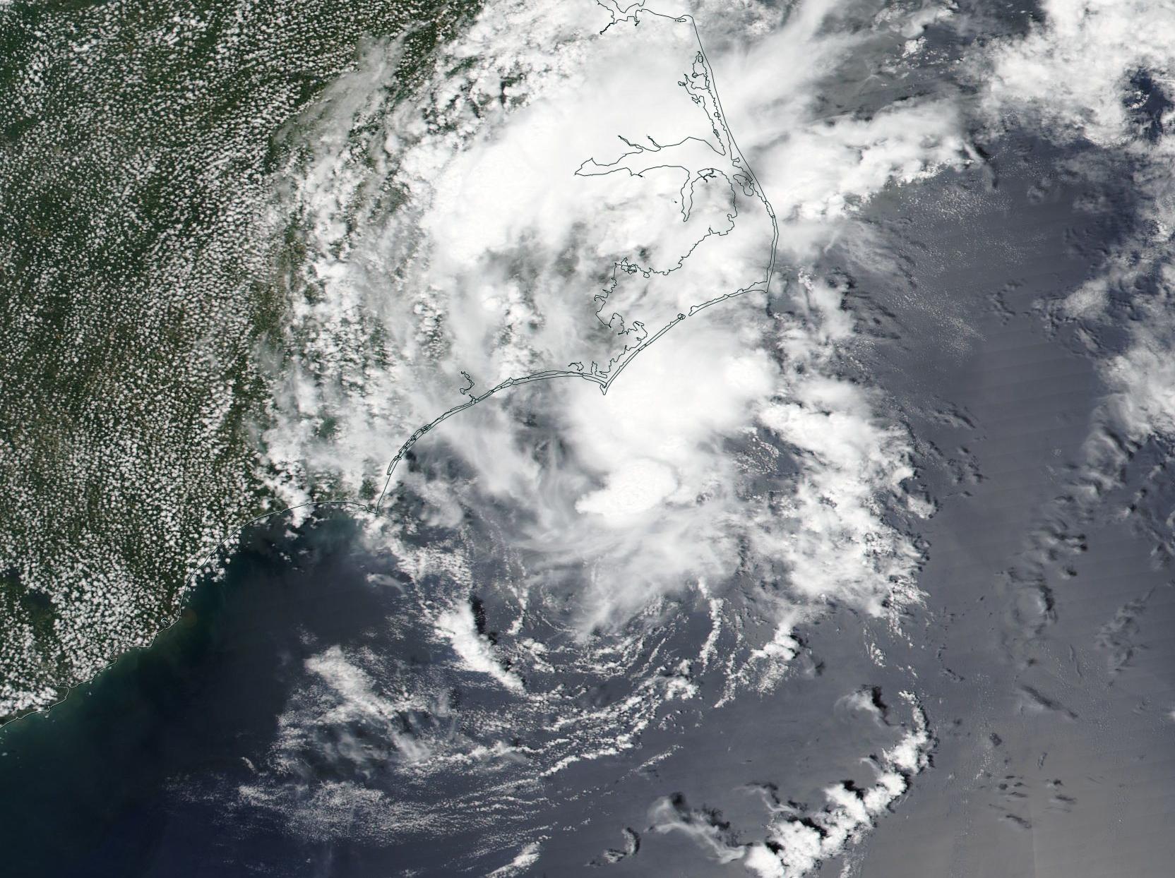 Suomi NPP image of Bonnie