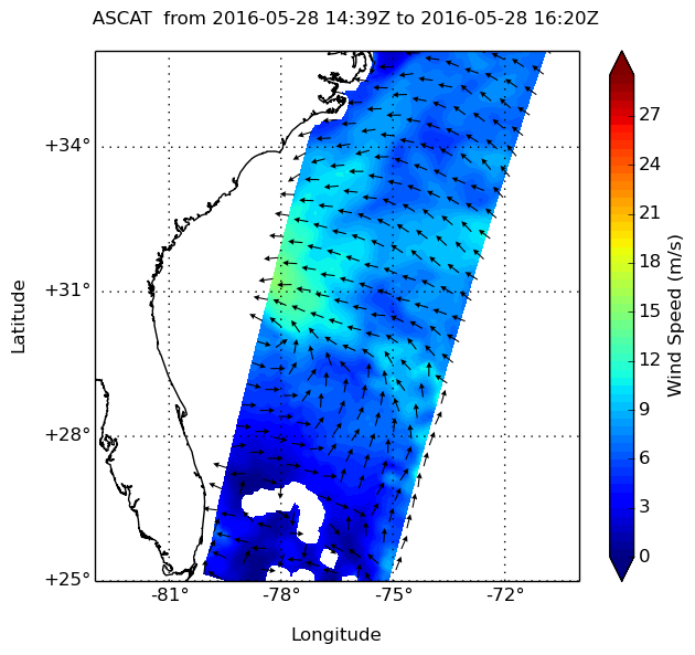 ASCAT View of Bonnie