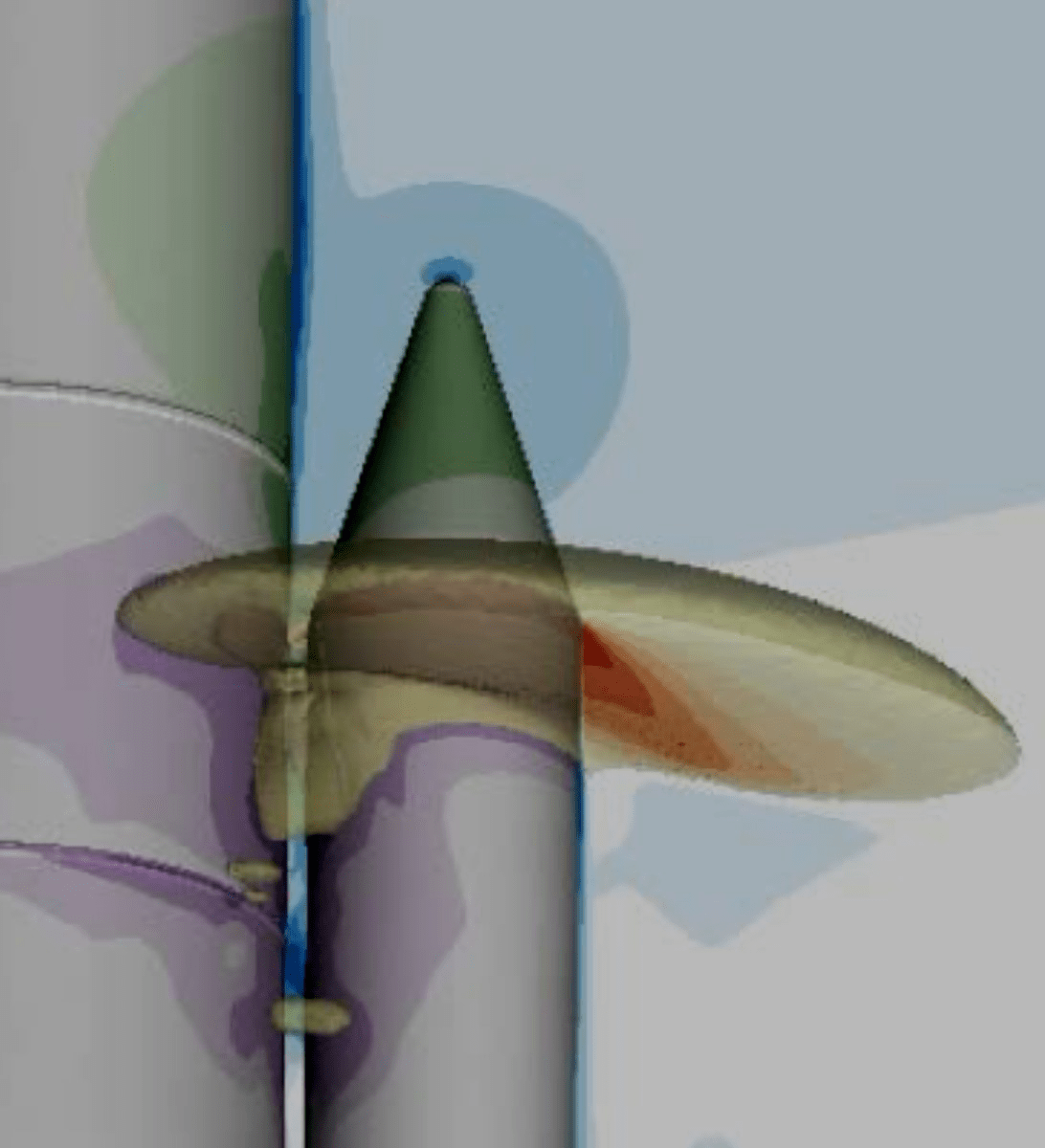 Supersonic Flow Embedded in Subsonic Flow