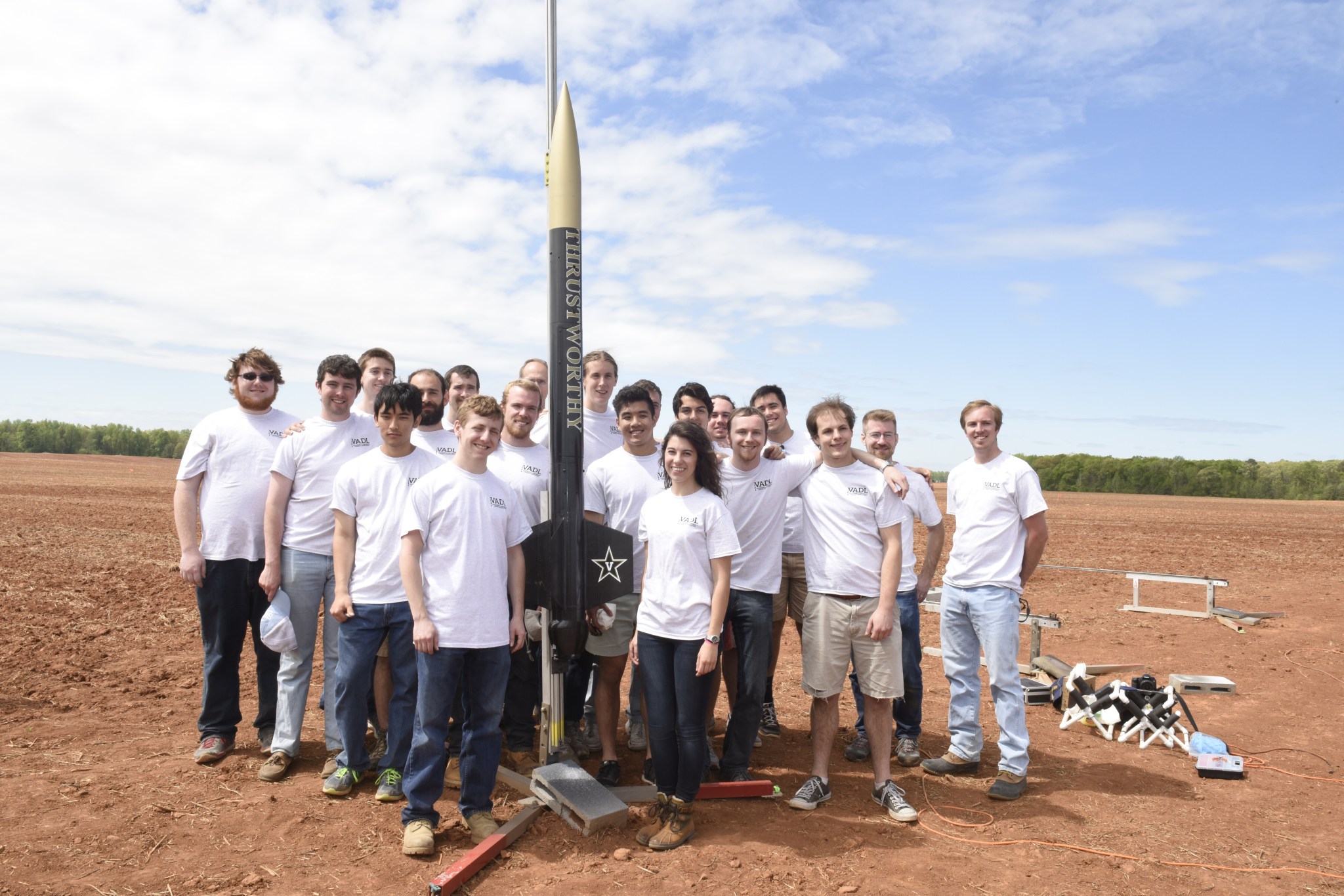 For the fourth year in a row, Vanderbilt University won first place at the 2016 Student Launch challenge, held near Marshall. 