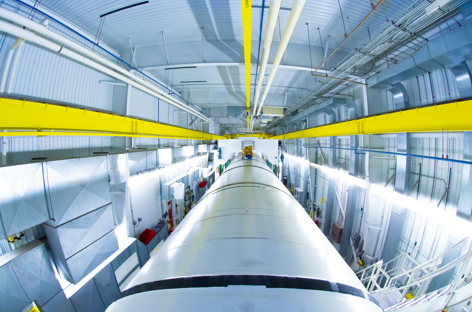 SLS booster being cooled