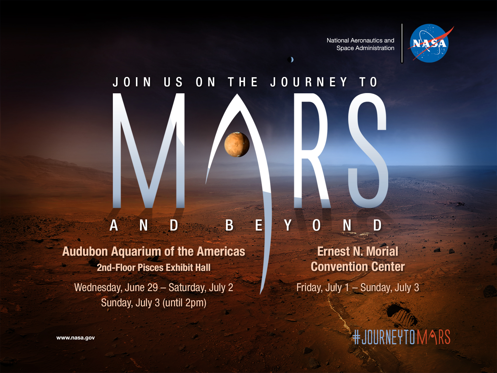 Mars and Beyond poster for Essence events