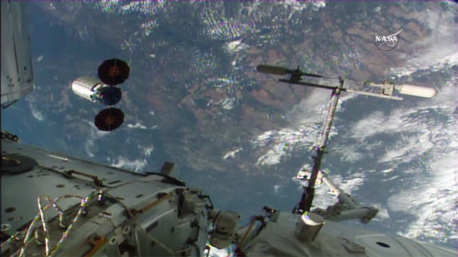 Cygnus Departs Station