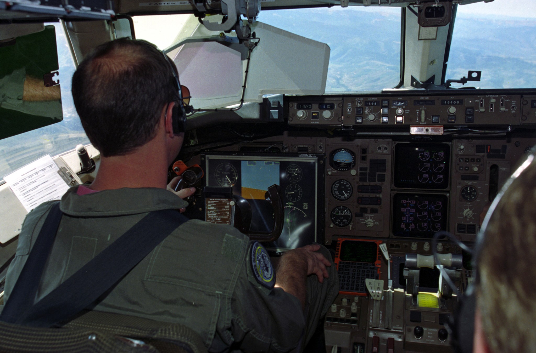 Pilot Dan Kiggins was one of a number of pilots who tested Synthetic Vision display technology on a NASA aircraft in Colorado.