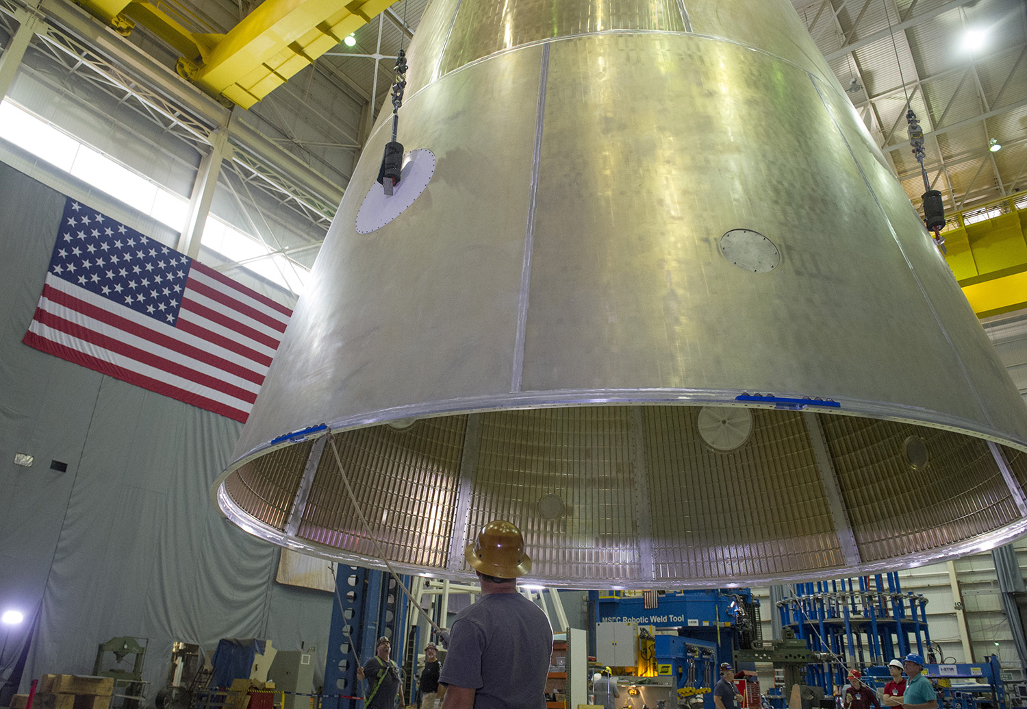 Qualification test article of the launch vehicle stage adapter (LVSA)