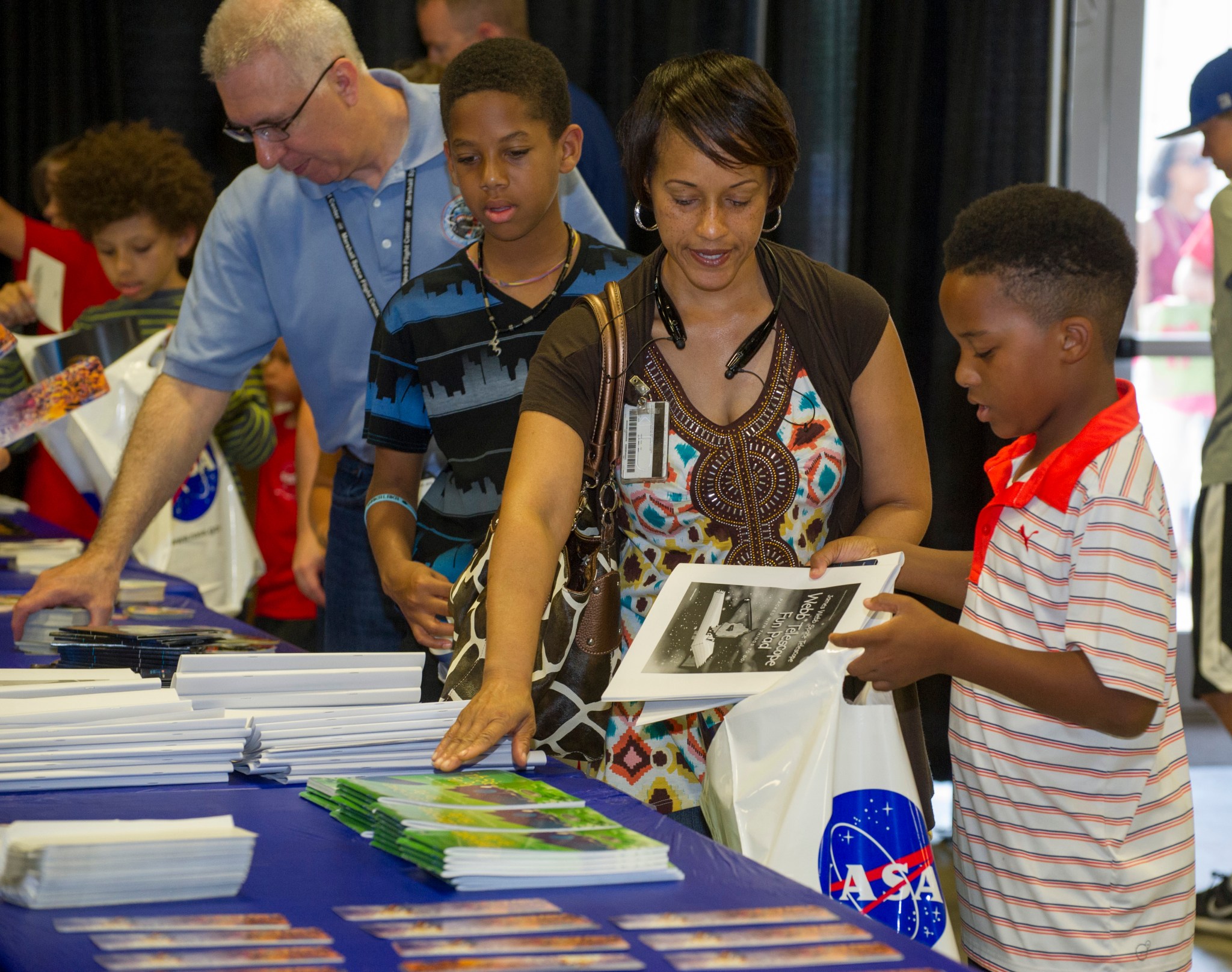 Nicola Duncombe; her son Prince, right; and her nephew Garth Shields, center left.