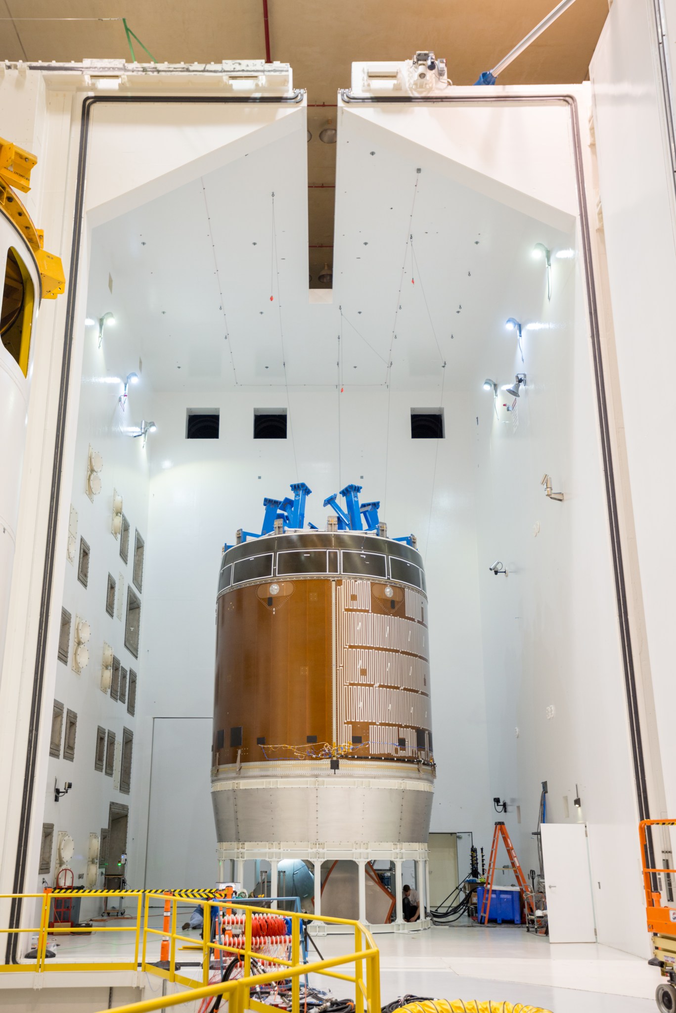 NASA Blasts Orion Service Module with Giant Horns