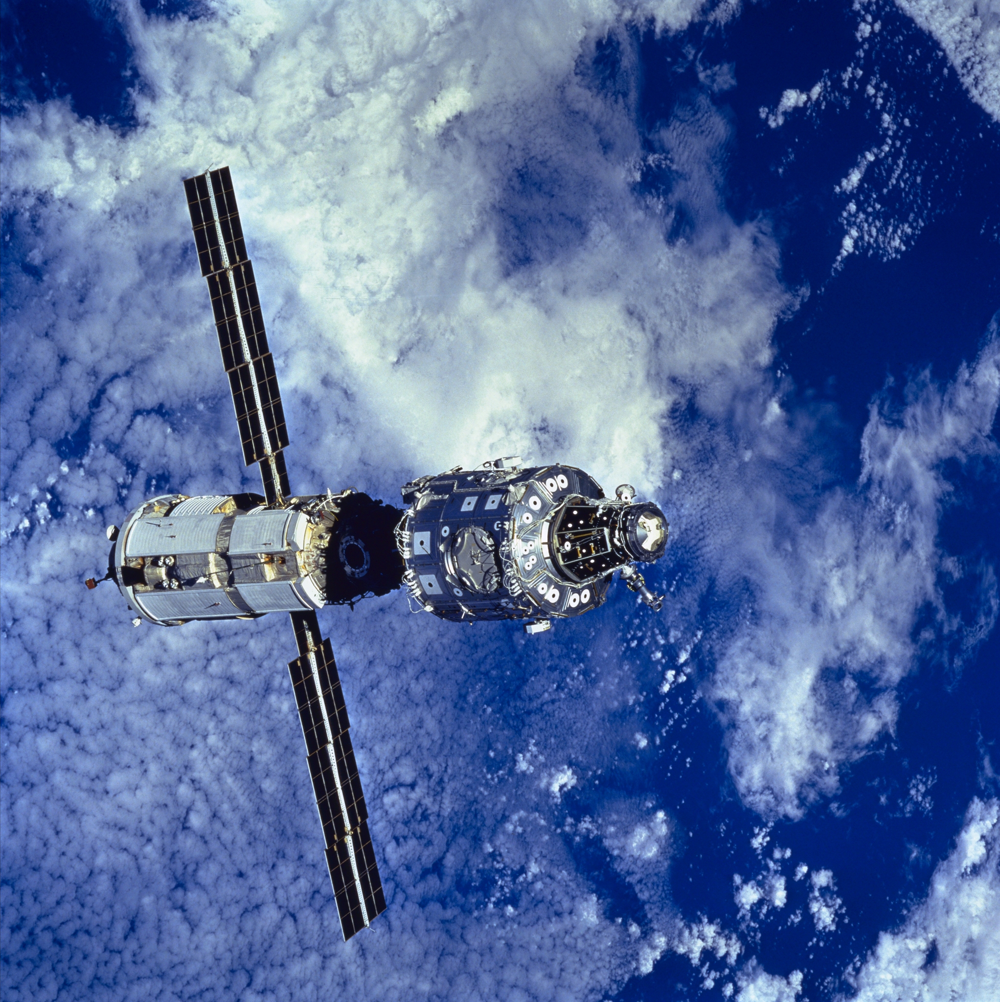 This week in 1999, the STS-96 crew aboard space shuttle Discovery became the first to dock with the International Space Station.
