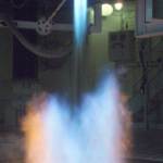 Test firing of a propulsion engine
