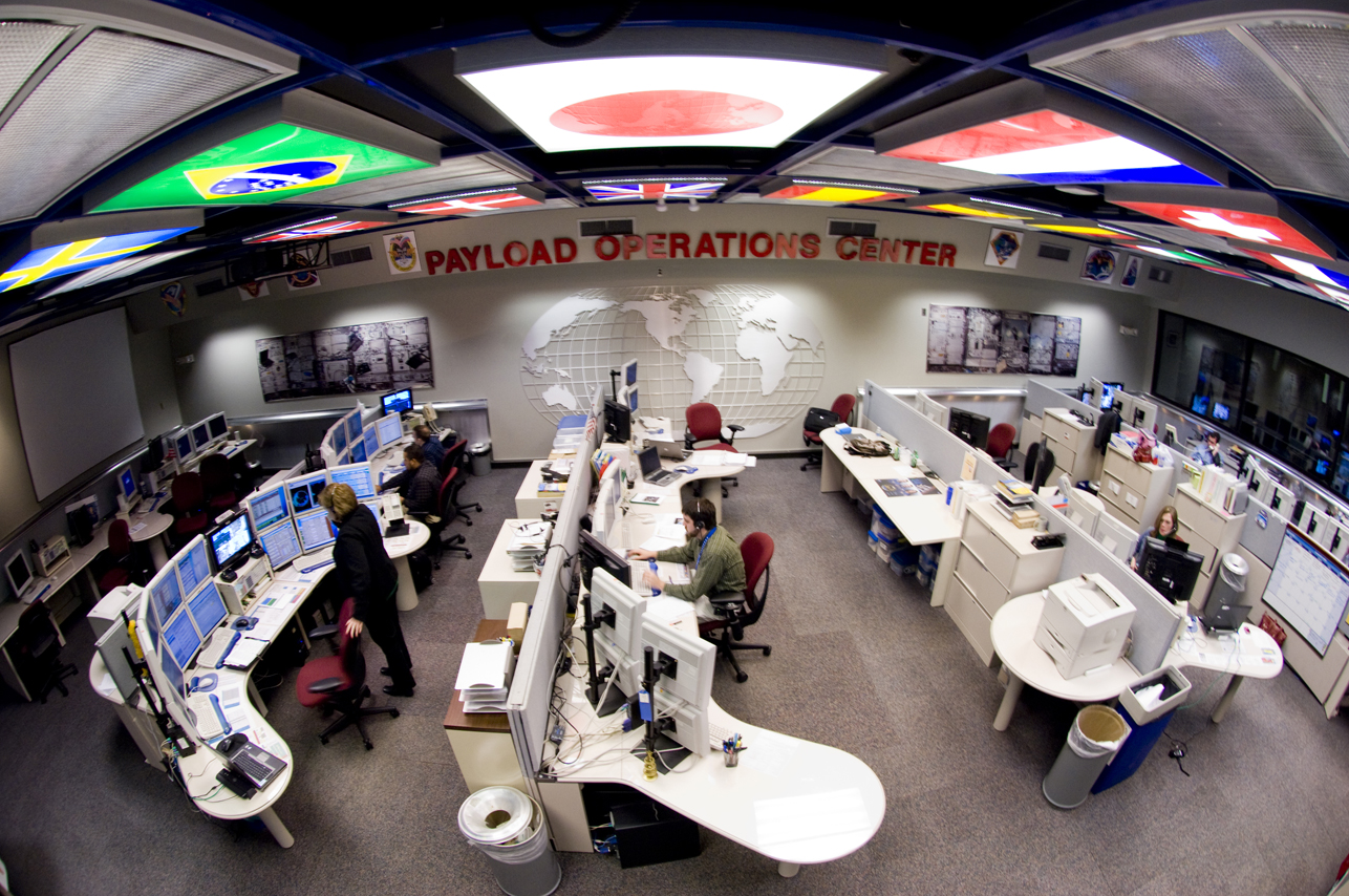 International Space Station Payload Operations Center at Marshall.