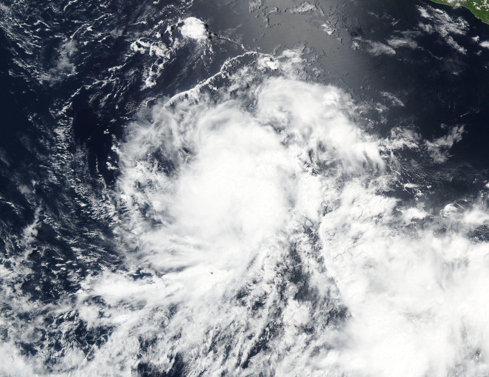 On July 6, the VIIRS instrument aboard NASA-NOAA-DOD's Suomi NPP satellite captured this visible light image of Tropical Depress