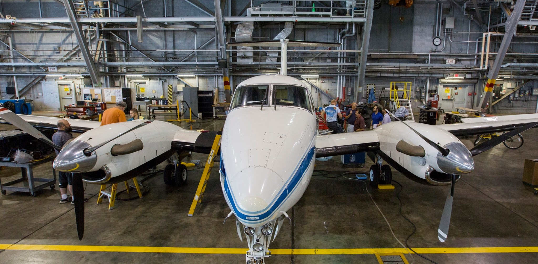 One of the two NASA research aircraft that will study greenhouse gases over the eastern United States this summer. Credit: NASA