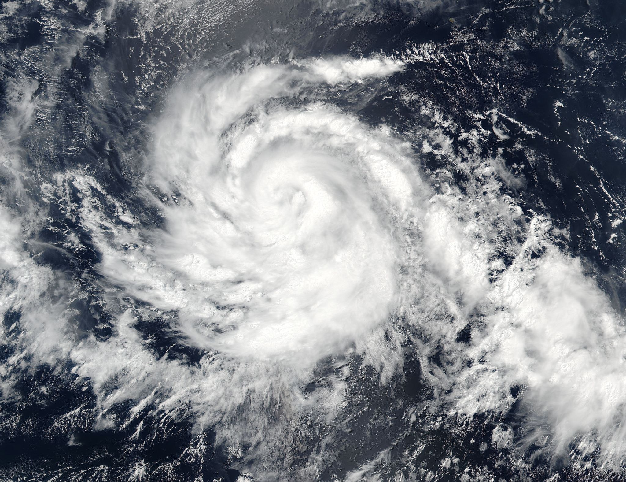 On July 4 at 20:50 UTC (4:50 p.m. EDT) Suomi NPP captured this visible image of Hurricane Blas in the Eastern Pacific Ocean. 