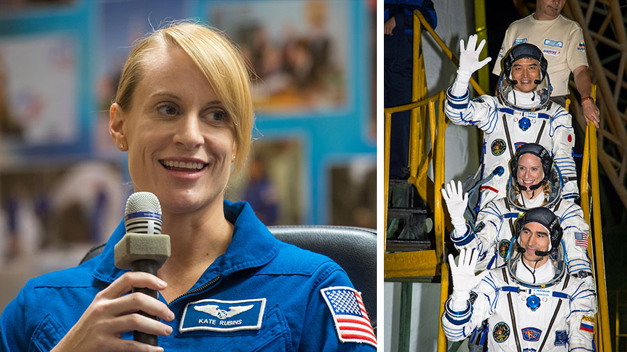 Kate Rubins and the Expedition 48-49 Crew
