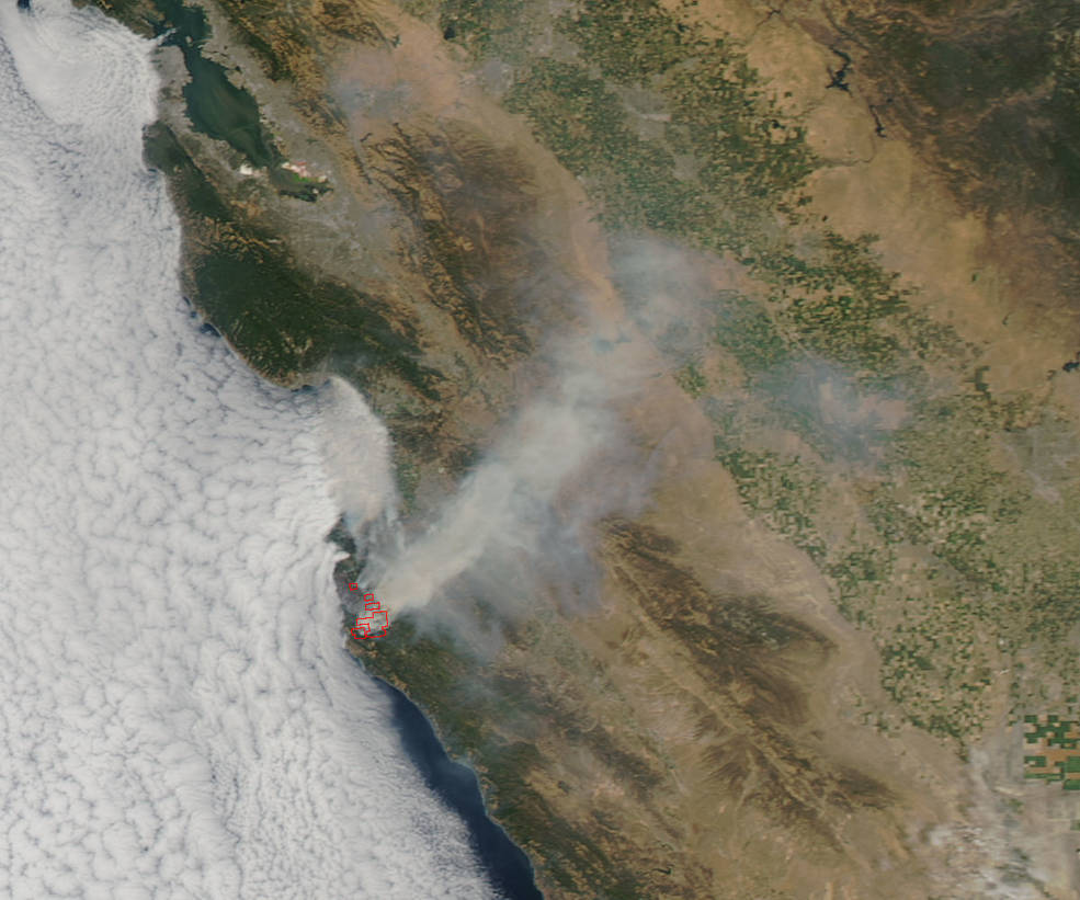 Sand and Soberanes Fires Still Blazing in California