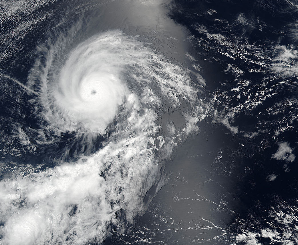 Suomi NPP image of Georgette