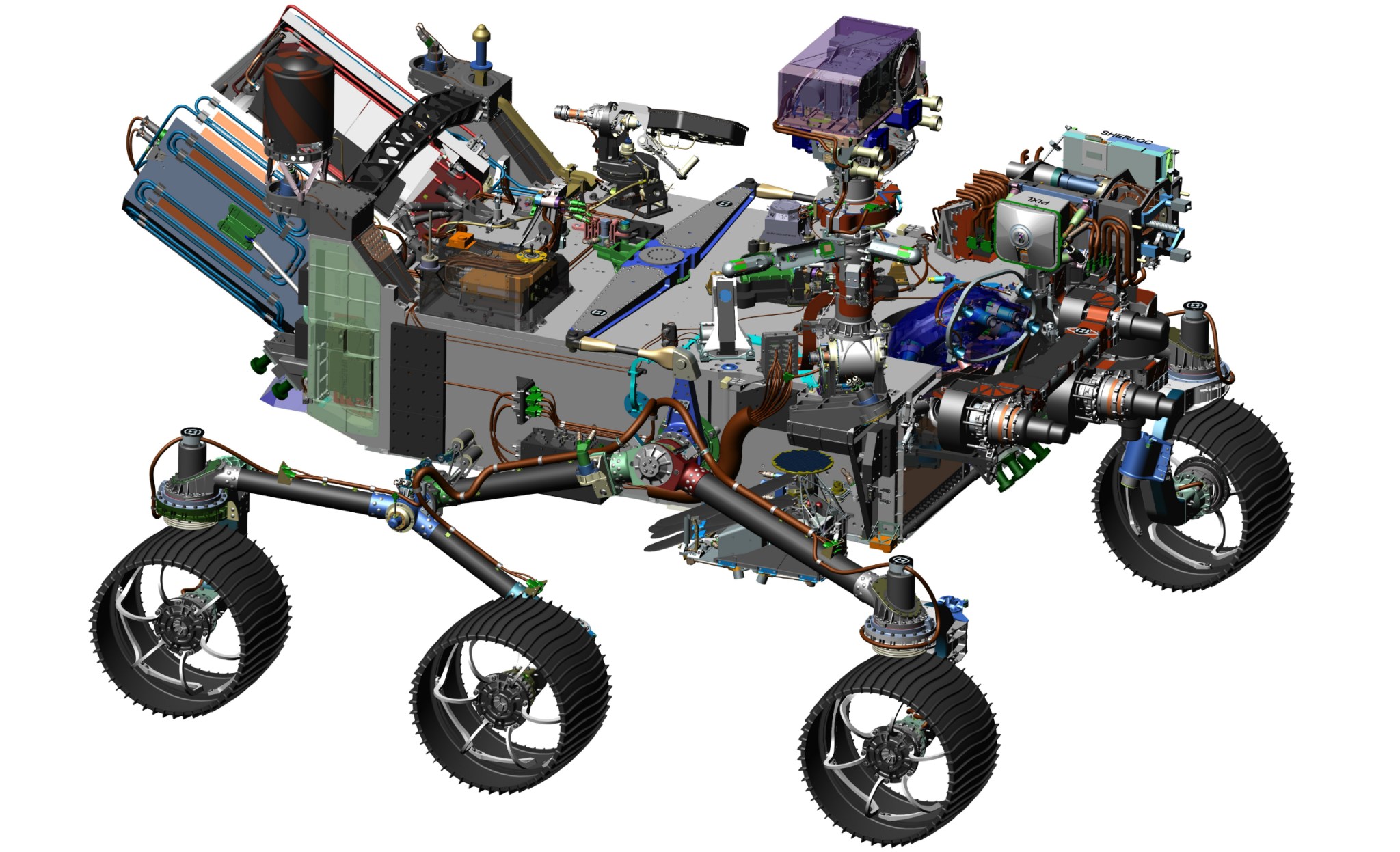 Mars 2020 rover design