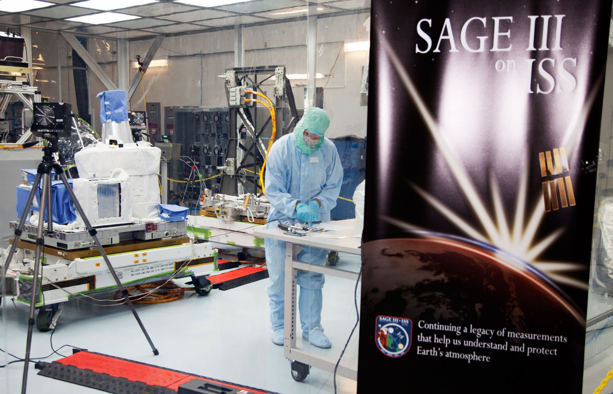 SAGE III checked out at NASA's Kennedy Space Center