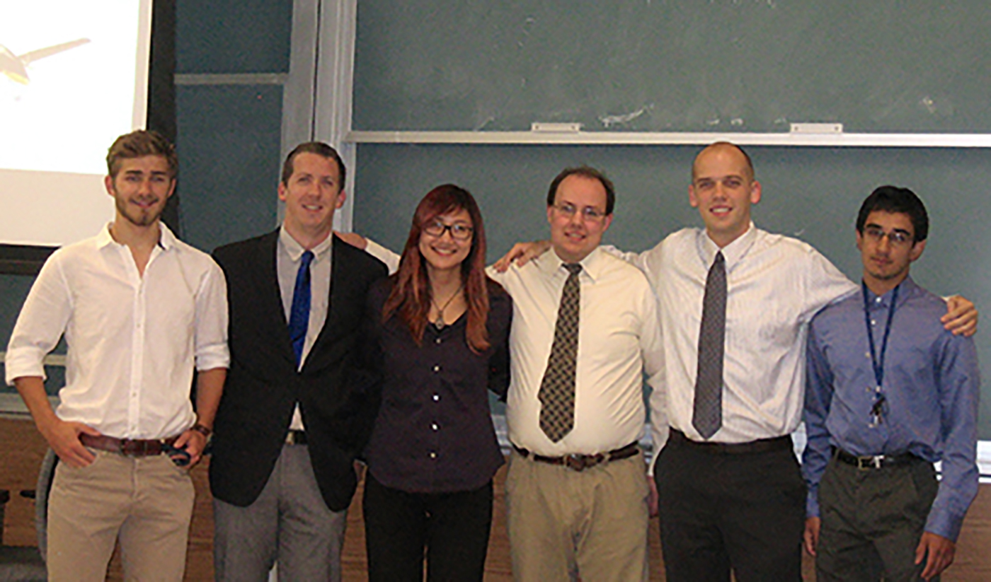 Group photo of the 2015 1st place Undergraduate Winners (UC Davis)