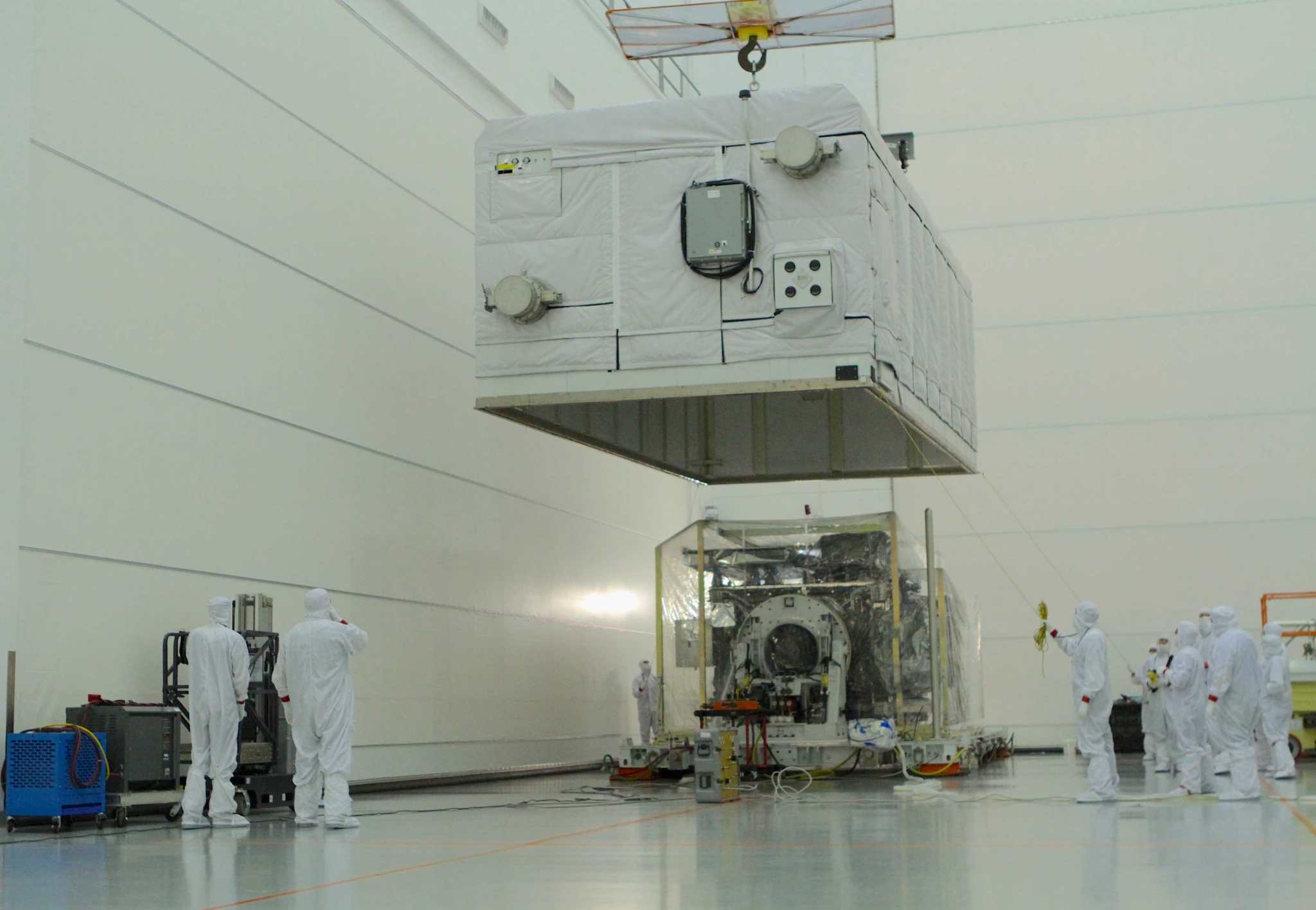 GOES-R satellite in clean room