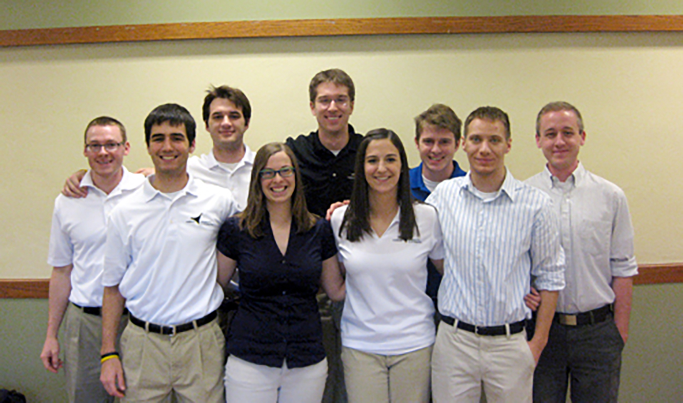 Group photo of the ERA Design College Challenge 2nd place Purdue team.