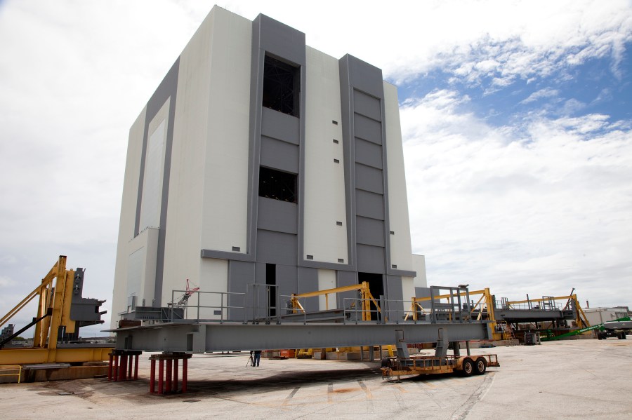 Platform C North Arrives at NASA's Kennedy Space Center in Florida.
